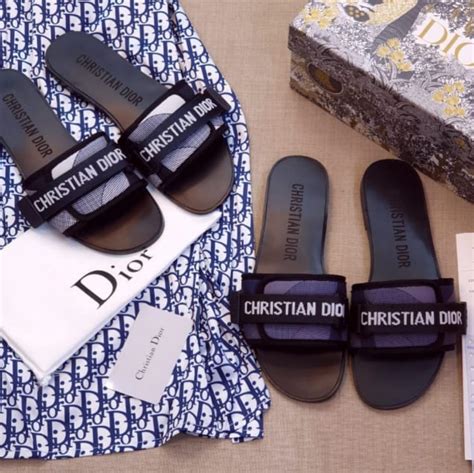 christian dior slides revolution|christian dior women's slides.